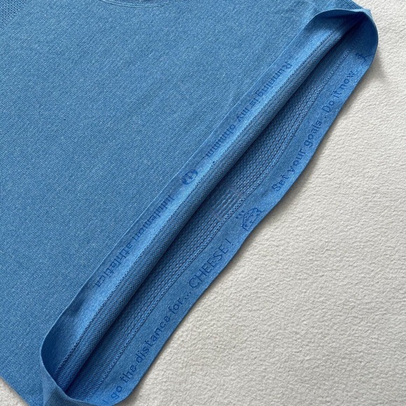 Lululemon Women Solid Blue Swiftly Tech Racerback Tank Seamless Workout Top 8 - Picture 3 of 6